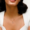 ​​​​​​​​​​​​​​14K Gold Plated 1/20 CT. T.W. Diamond Small Paw Necklace Charm