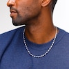 Sterling Silver Diamond-Cut Twisted Herringbone Chain - 20"