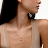 10K Solid Gold Football Necklace Charm