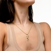 10K Solid Gold Panther Necklace Charm