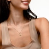 10K Solid Gold North Star Necklace Charm