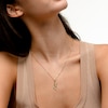 10K Solid Gold Mermaid Necklace Charm