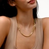 10K Hollow Gold Diamond-Cut Curb Chain - 22"
