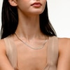 ​​​​​​​10K Semi-Solid Pavé Cuban Chain - 18"