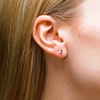 Sterling Silver Initial "J" Studs