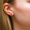 Sterling Silver Initial "K" Studs