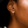 10K Gold Dagger Studs