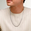 Sterling Silver Cuban Chain Made in Italy - 24"