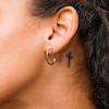 10K Hollow Gold Squared Hoops