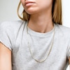 10K Solid Gold Diamond-Cut Mariner Chain Made in Italy