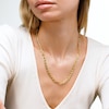 10K Semi-Solid Gold Mariner Chain Made in Italy - 20"