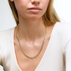 10K Hollow Gold Flat Cuban Chain Made in Italy - 20"