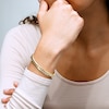 10K Hollow Gold Double Curb Chain Bracelet - 7.5"