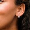 Sterling Silver Polished Teardrop Hoops