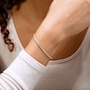 10K Solid Gold Pavé Bismark Two-Tone Chain Bracelet - 7"