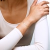 10K Semi-Solid Gold Bismark Chain Bracelet - 7"