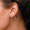 10K Gold CZ Hexagon Studs