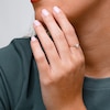 10K Gold CZ Tapered Heart Ring - Size 7