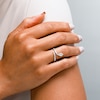 Sterling Silver CZ Snake Ring - Size 7