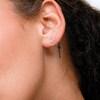 10K Gold Red Enamel Heart Studs