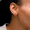 10K Gold CZ Small Cross Studs