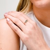 10K Gold Engravable Initial Signet Ring - Size 7