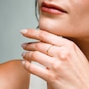 10K Solid Gold CZ Seven-Stone Ring - Size 7
