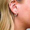 Hollow Sterling Silver Claddagh Hoops