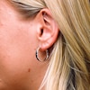 Sterling Silver Hollow Hoops