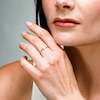 10K Solid Gold CZ Butterfly Ring - Size 7