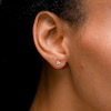 10K Solid Gold CZ Trio Studs