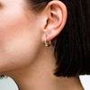 10K Gold Double Dolphin Hoops