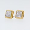 10K Gold 1/2 CT. T.W. Lab-Grown Diamond 16 Stone Studs