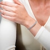 Sterling Silver Cuban Link Cuff Bracelet